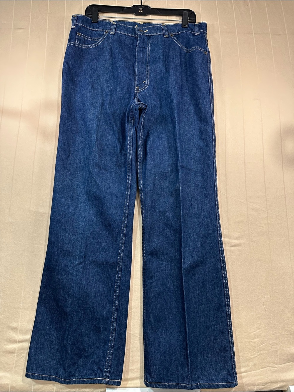 VTG 1981 Levi’s Movin’ On Western Wide Leg Flare Jeans W36 L30 EUC Dark Wash